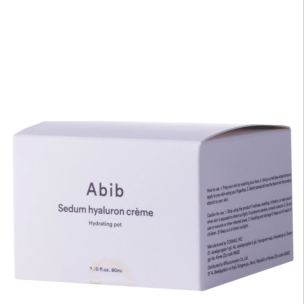 Abib Sedum Hyaluron Crème Hydrating op een lichte ondergrond