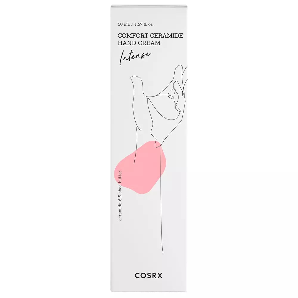Verpakking van COSRX Balancium Comfort Ceramide Intense Soothing Hand Cream