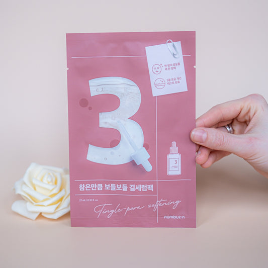 Numbuzin No.3 Tingle-Pore Softening Sheet Mask