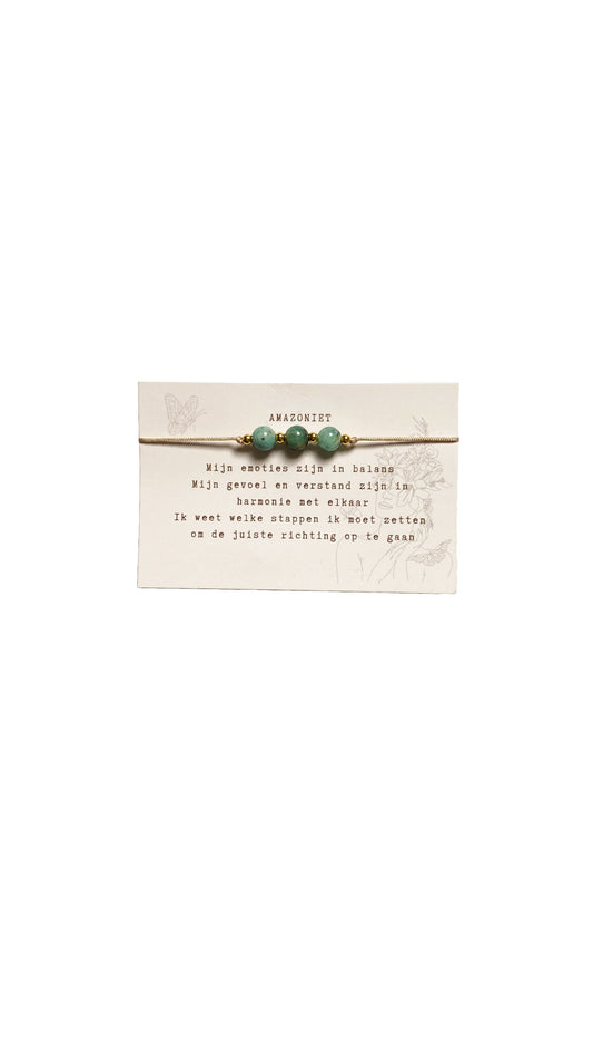 Edelsteen armband Amazoniet