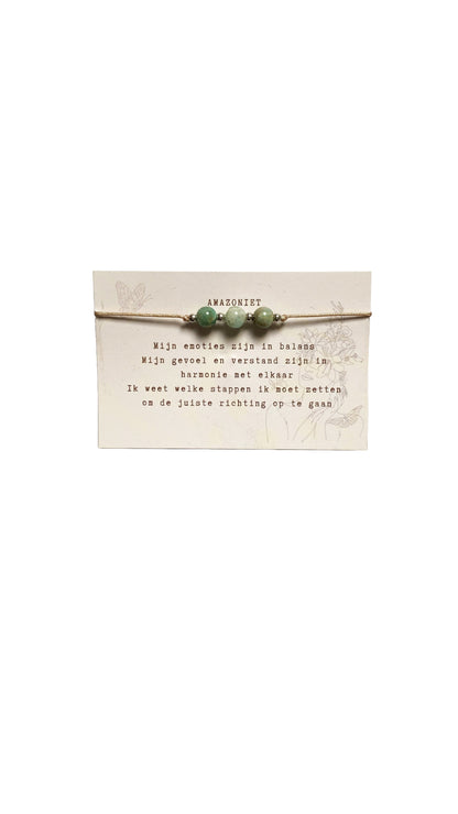 Edelsteen armband Amazoniet