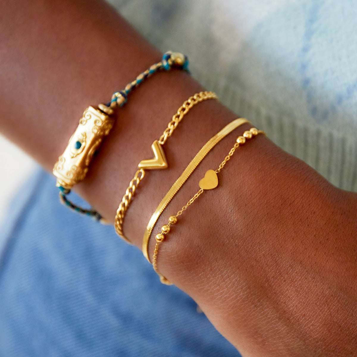 Armband met meerdere schakels - Amora Jewellery