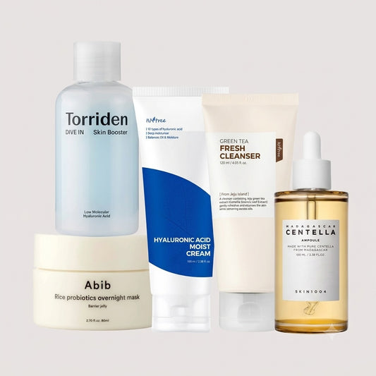 Korean Skin World Diepe Hydratatie Bundel met hydraterende skincare producten
