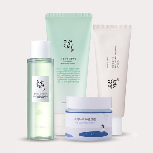 Korean Skin World Glow Up Basic Bundel met essentiële glow skincare producten
