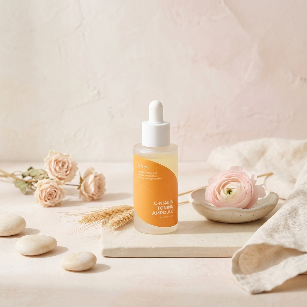 Lifestylefoto van de Isntree C-Niacin Toning Ampoule