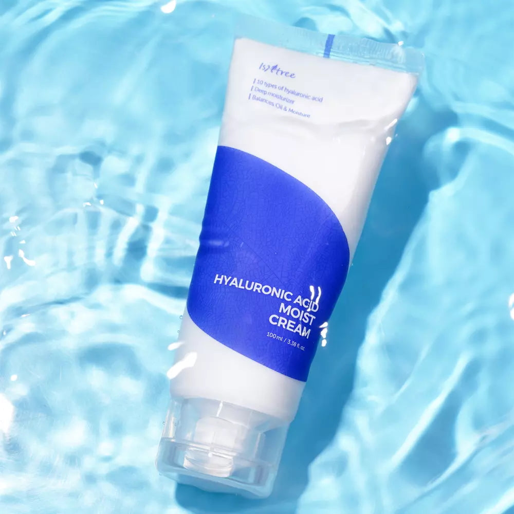 Isntree Hyaluronic Acid Moist Cream in een skincare routine
