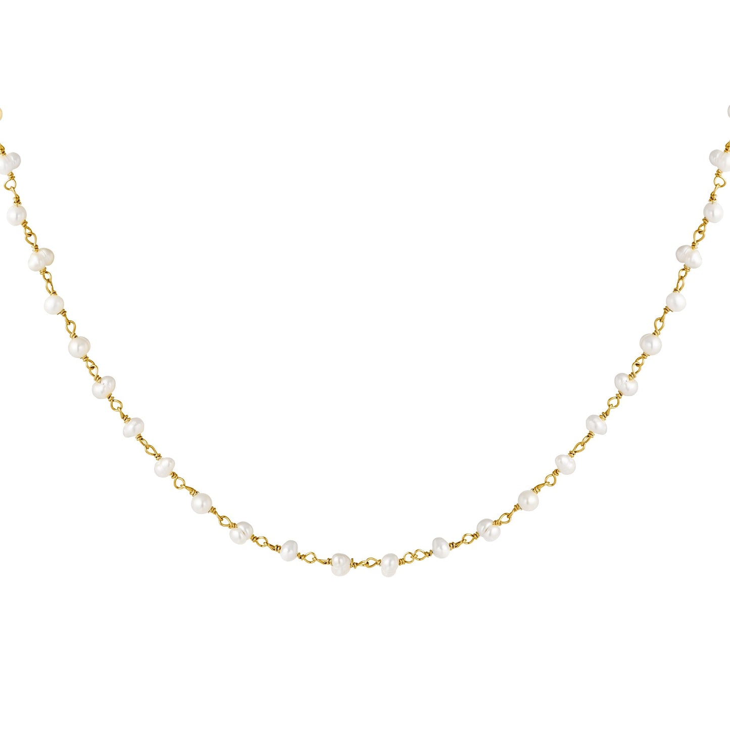 Ketting Chain of Pearls - Amora Jewellery