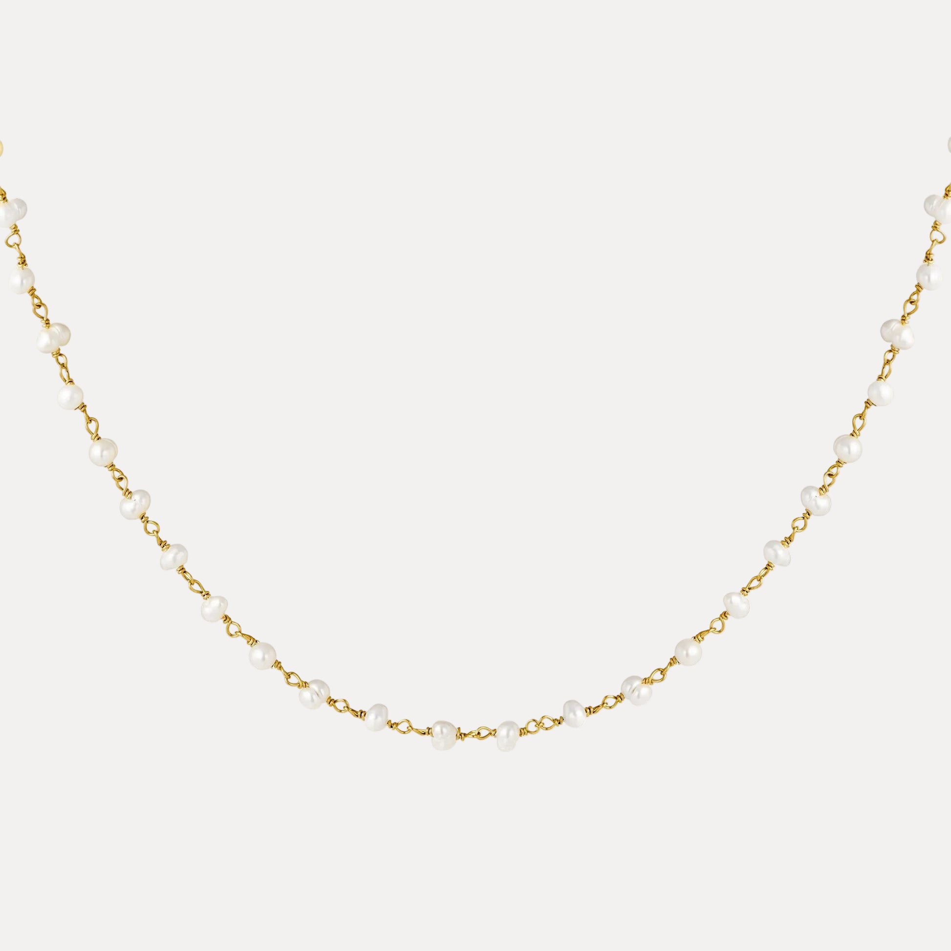 Ketting Chain of Pearls - Amora Jewellery