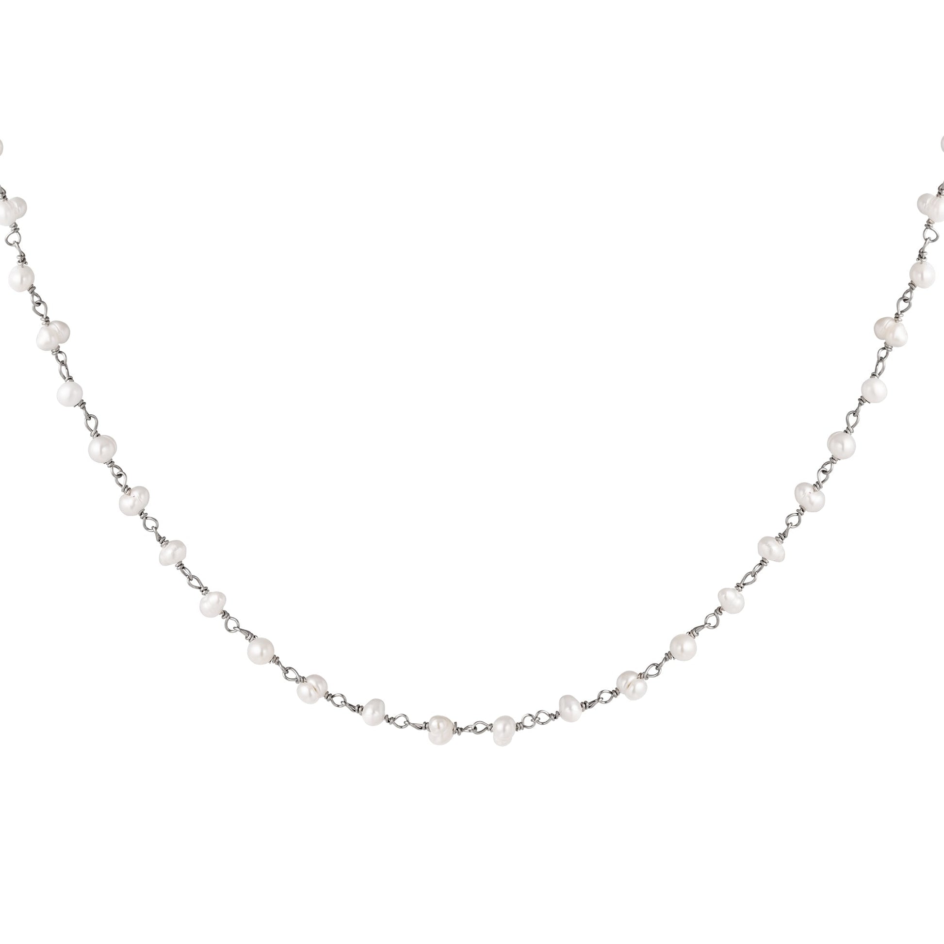 Ketting Chain of Pearls - Amora Jewellery