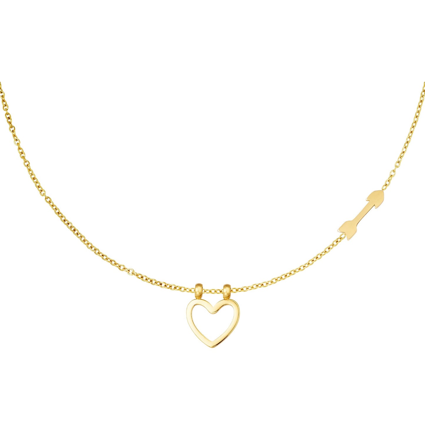 Ketting Met Hart en Pijl - Amora Jewellery