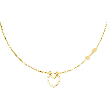 Ketting Met Hart en Pijl - Amora Jewellery