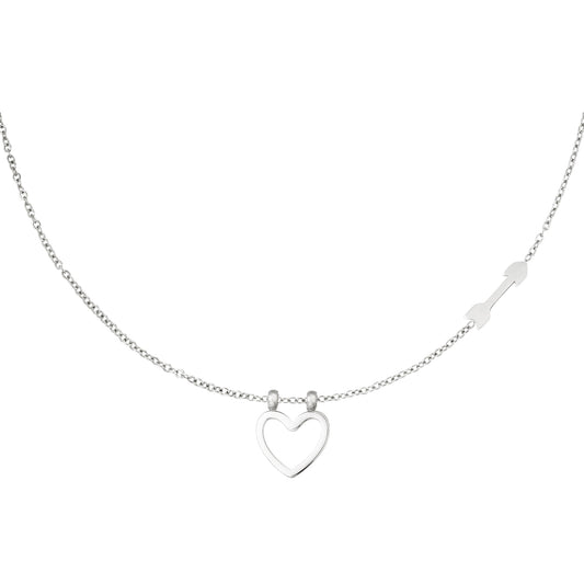 Ketting Met Hart en Pijl - Amora Jewellery
