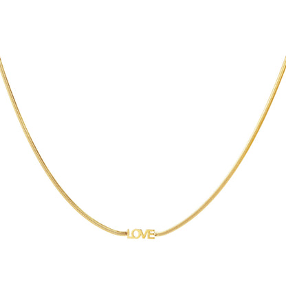 Ketting liefdesbrieven - Amora Jewellery
