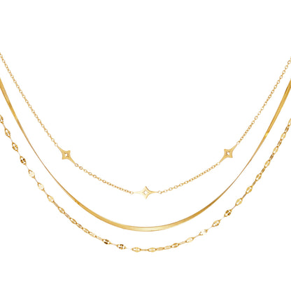 Ketting met meerdere lagen - Amora Jewellery
