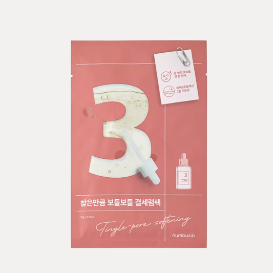 Numbuzin No.3 Tingle-Pore Softening Sheet Mask