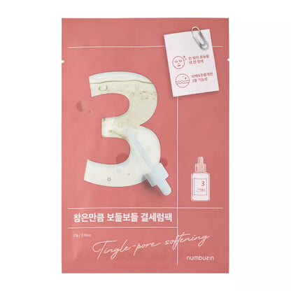 Numbuzin No.3 Tingle-Pore Softening Sheet Mask