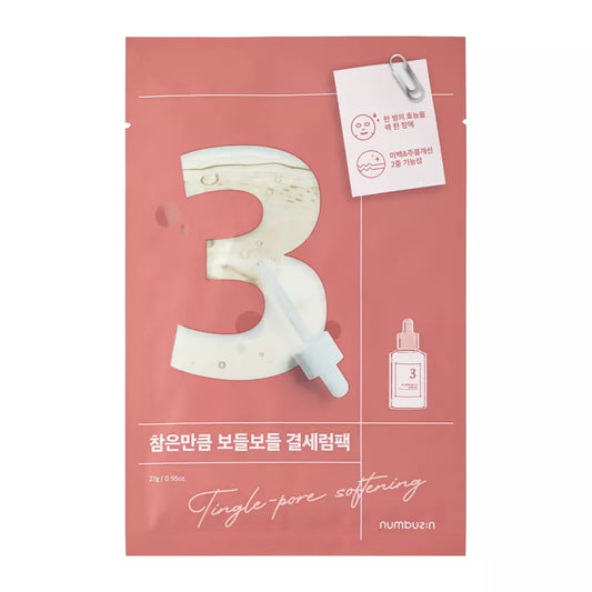 Numbuzin No.3 Tingle-Pore Softening Sheet Mask