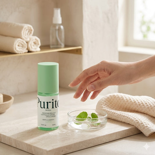 Verpakking van Purito Seoul Wonder Releaf Centella Serum Unscented