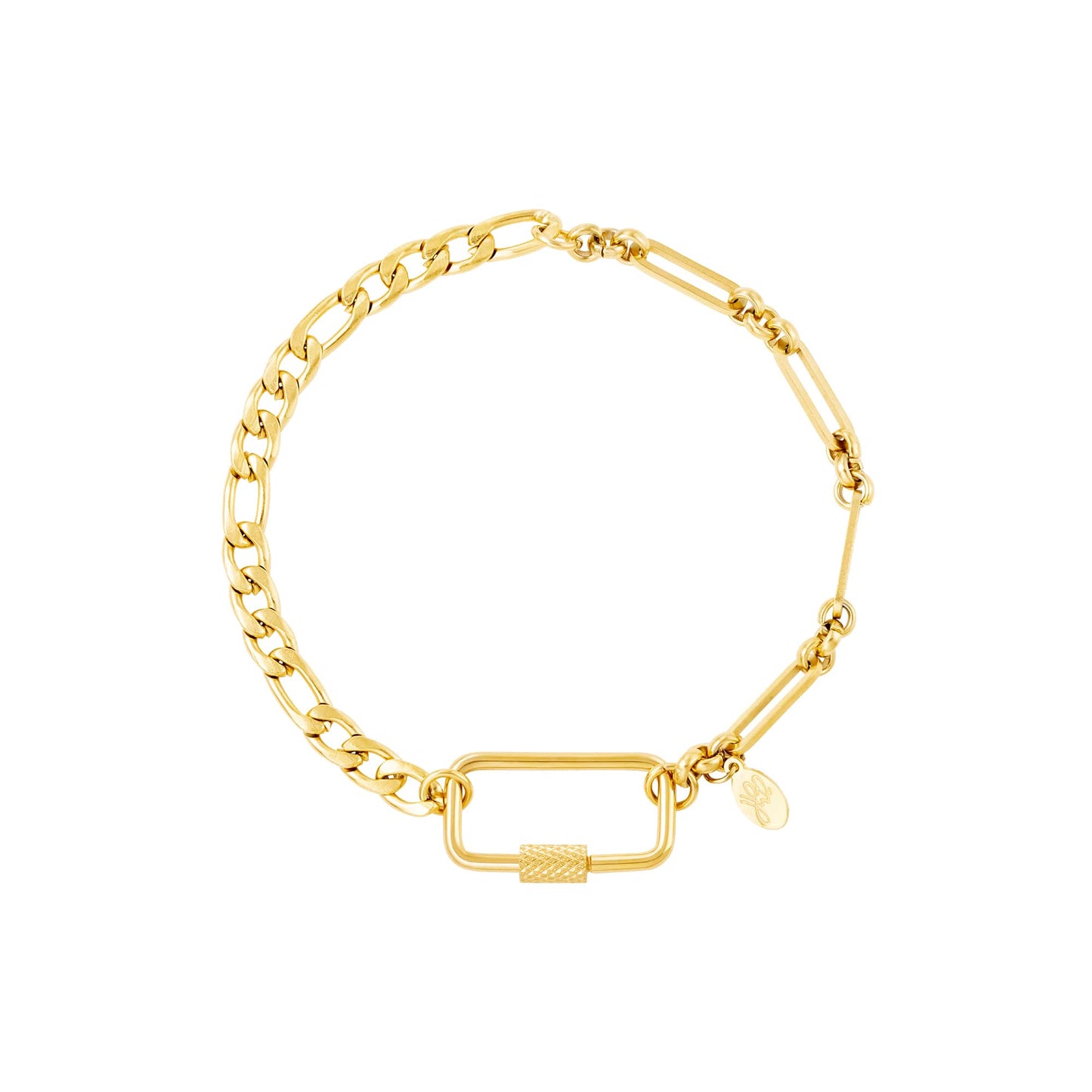 Schakelarmband brede sluiting