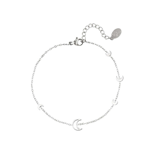 Armband maan bedels