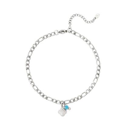 Subtiele schakelarmband armband met bedeltje