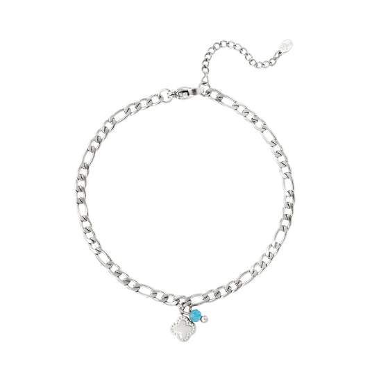 Subtiele schakelarmband armband met bedeltje