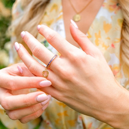 Ring met open lus