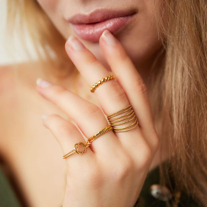 Dubbele lagen ring