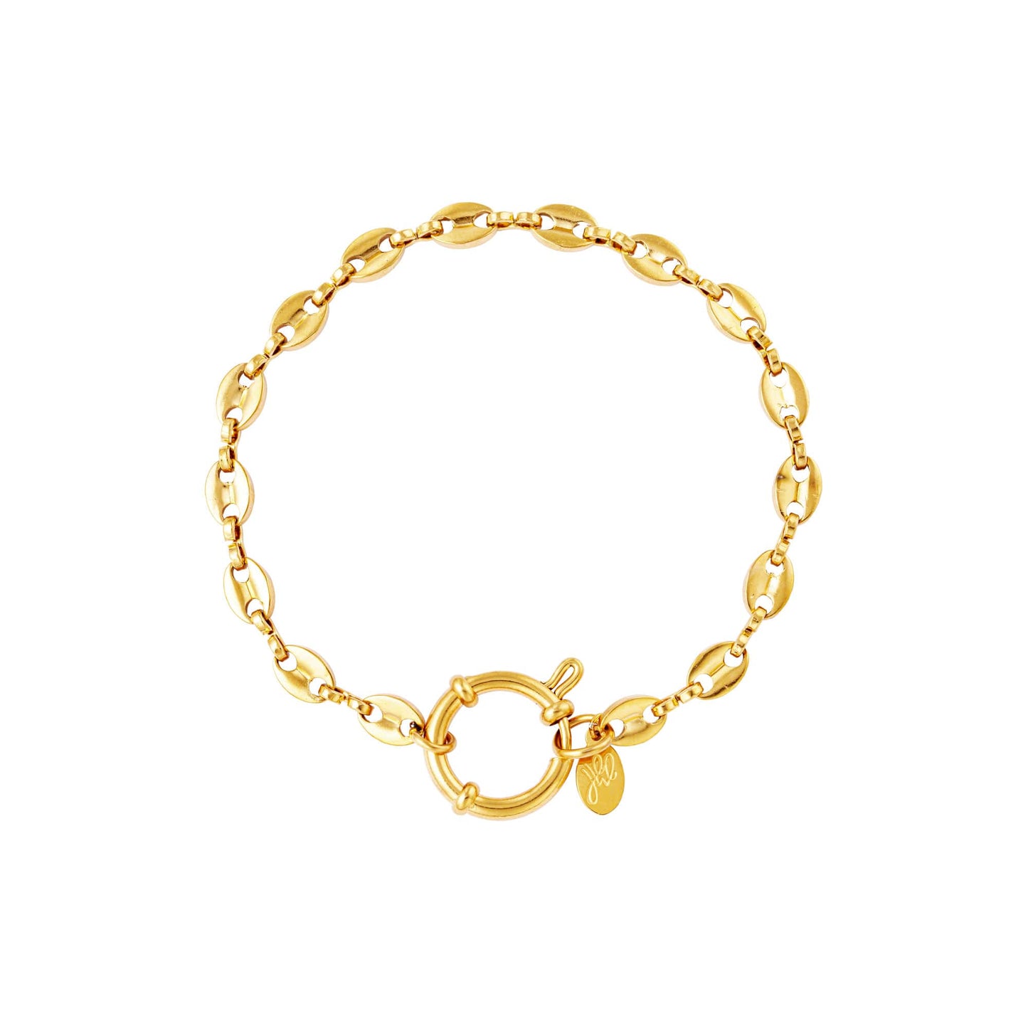 Roestvrij stalen schakelarmband