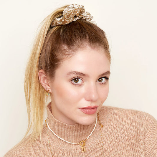 Scrunchie Bandana print