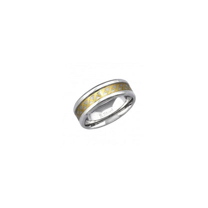 Keltische heren ring goude rand