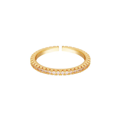 Sparkling ring met steentjes