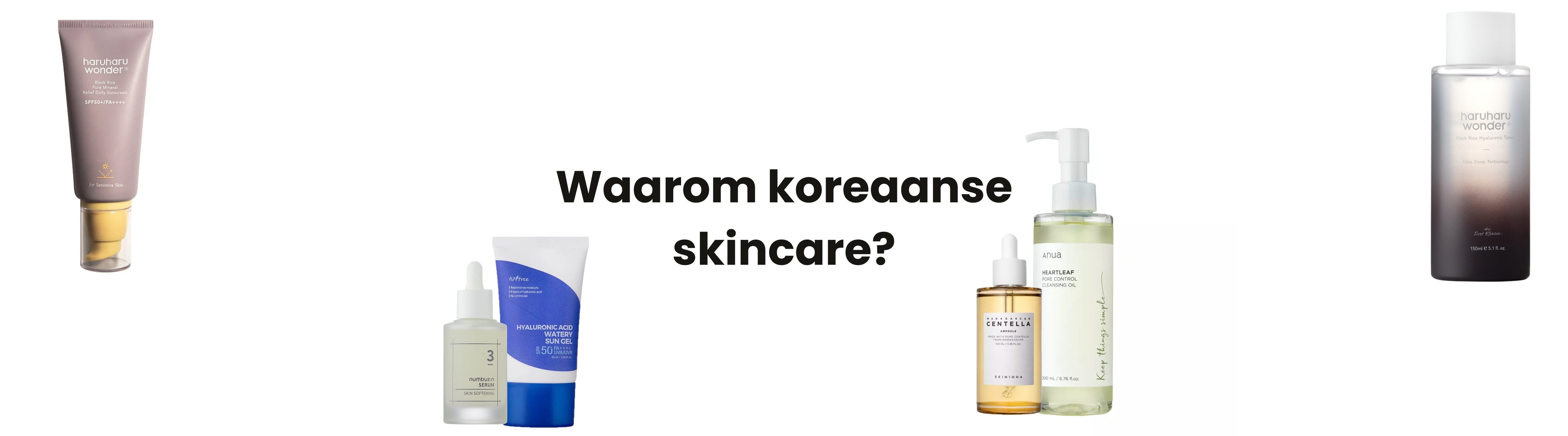 Mobiele banner voor de pagina Waarom Koreaanse Skincare van Korean Skin World