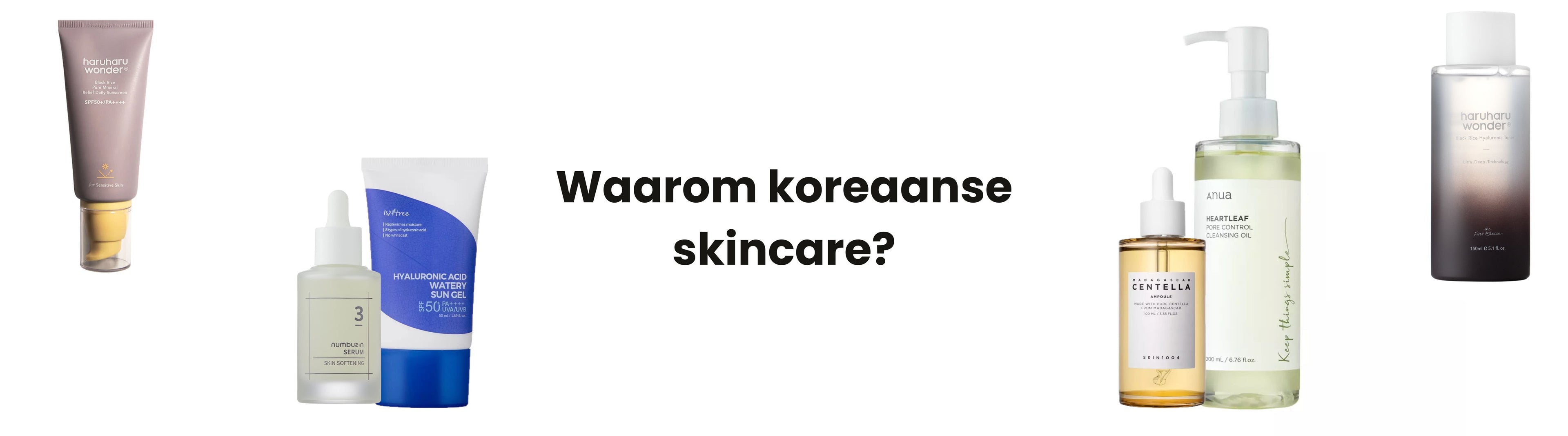 Banner voor de pagina Waarom Koreaanse Skincare van Korean Skin World