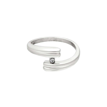 Chique ring met steentje